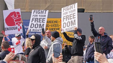 Anti-lockdown protests in Sydney